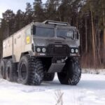 Το νέο 6τροχο κτηνώδες υπερόπλο των Ρώσων για τα χιόνια  