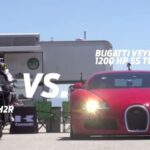 Η κόντρα του αιώνα: Kawasaki Ninja H2R VS Bugatti Veyron SS 